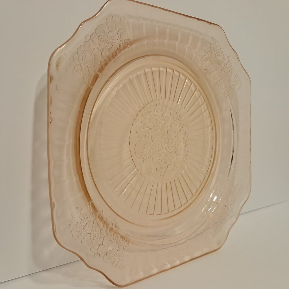 Set of five vintage Anchor Hocking Blush salad plates - Picture 5 of 9
